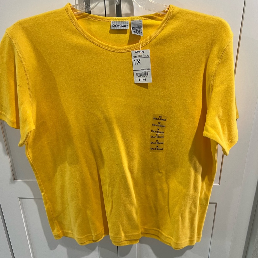 Cabin Creek Vibrant Sunny Yellow Tee